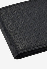 Ferragamo Monogram Embossed Bi-Fold Wallet Black 661565 EMB ALL OVER 780059 NERO
