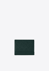 Ferragamo Embossed Monogram Leather Bi-Fold Wallet Moss 661641 MD EMBOSSED 785286 MOSS