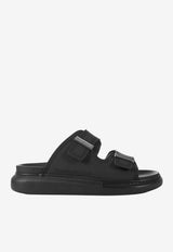Alexander McQueen Hybrid Double-Buckled Sandals Black 663563W4Q51 1081