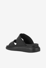 Alexander McQueen Hybrid Double-Buckled Sandals Black 663563W4Q51 1081