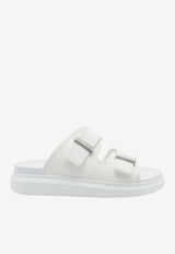 Alexander McQueen Hybrid Double-Buckled Sandals White 663563W4Q51 9359