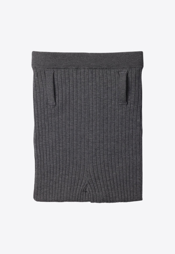 Prada High-Waist Knit Tights Gray 66575SOOO16SU_F0480