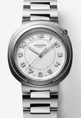Large Hermès Cut 36mm Watch in Single Tour Bracelet