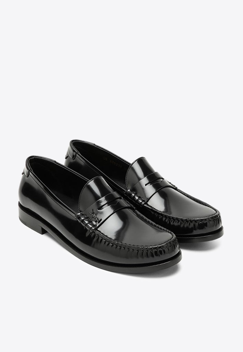 Saint Laurent Le Loafer in Patent Leather Black 670231AAA7R/O_YSL-1000