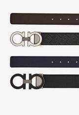 Ferragamo Reversible Gancini Belt with Switch Buckle - Set of 2 Multicolor 670633 BELT BOX 788425 NERO