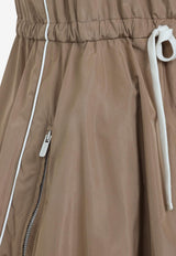 Logo Sleeveless Mini Dress