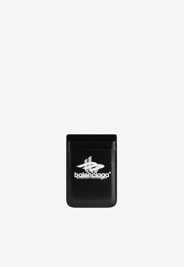 Balenciaga Logo Cash Magnet Cardholder 675835-2AAT9BLACK