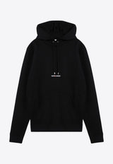 Saint Laurent Rive Gauche Logo Hooded Sweatshirt Black 677256YB2EZ/P_YSL-1035