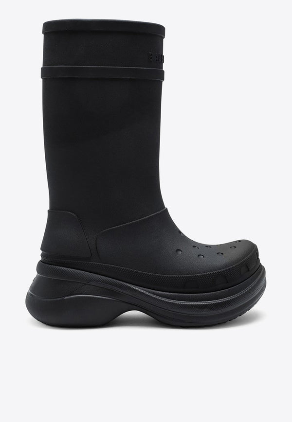 Balenciaga X Crocs Rubber Boots 677384W1S8E/N_BALEN-1000 Black