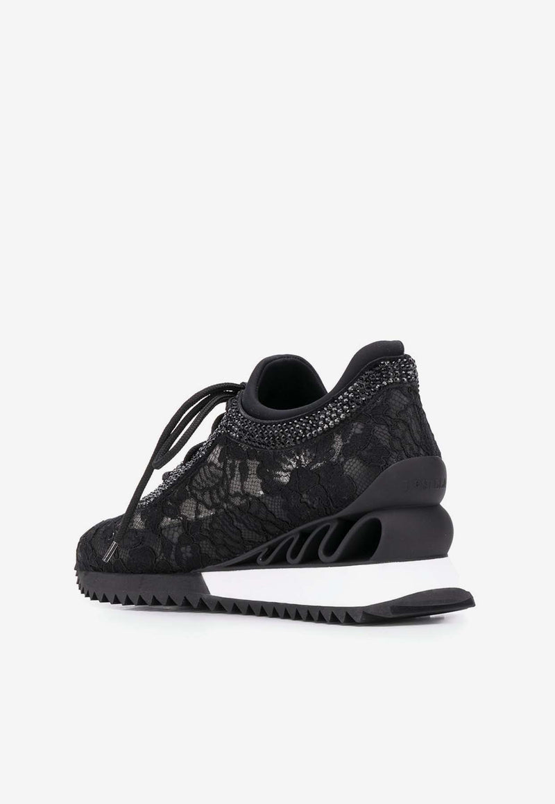Le Silla Reiko Wave Low-Top Sneakers 6806Q040H1PPLAC 001 Black