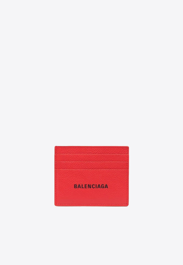 Balenciaga Logo Print Cardholder 683658-1IZI3-6560RED