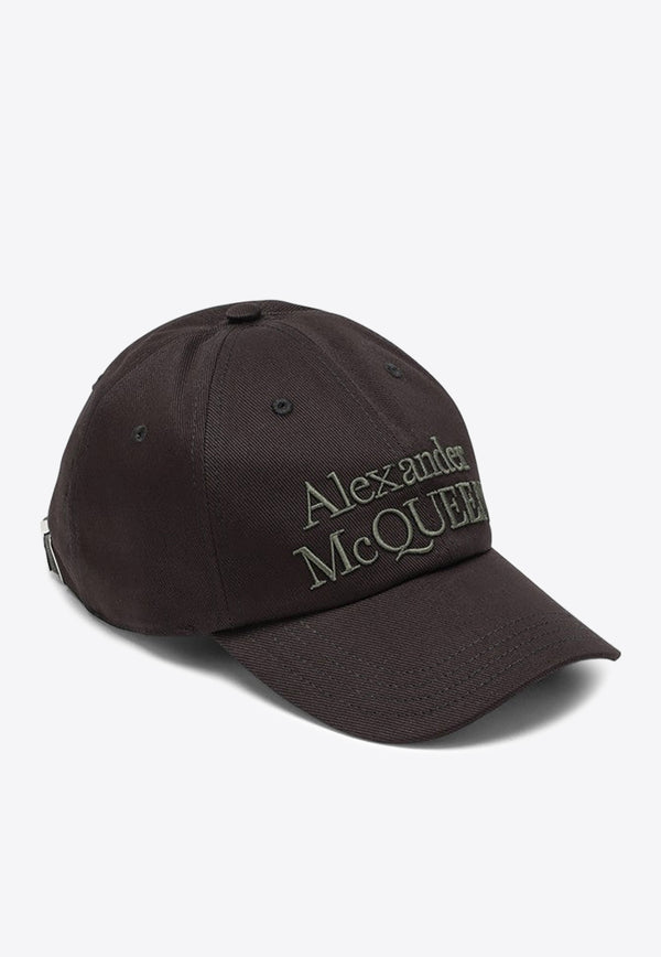 Alexander McQueen Logo-Embroidered Baseball Cap 6886584105Q/O_ALEXQ-1066