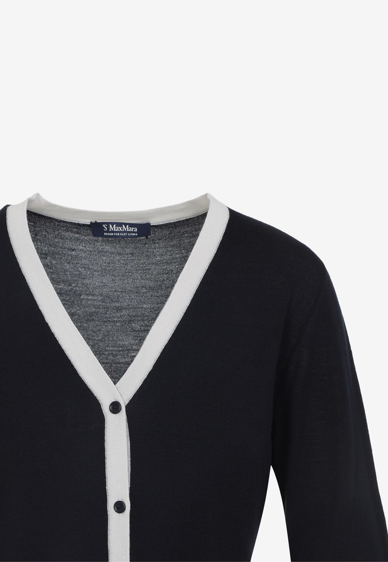 Kenya Button-Up Wool Cardigan