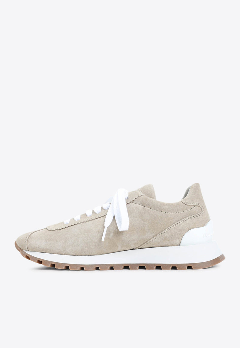 Low-Top Suede Sneakers