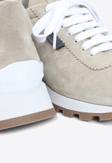 Low-Top Suede Sneakers