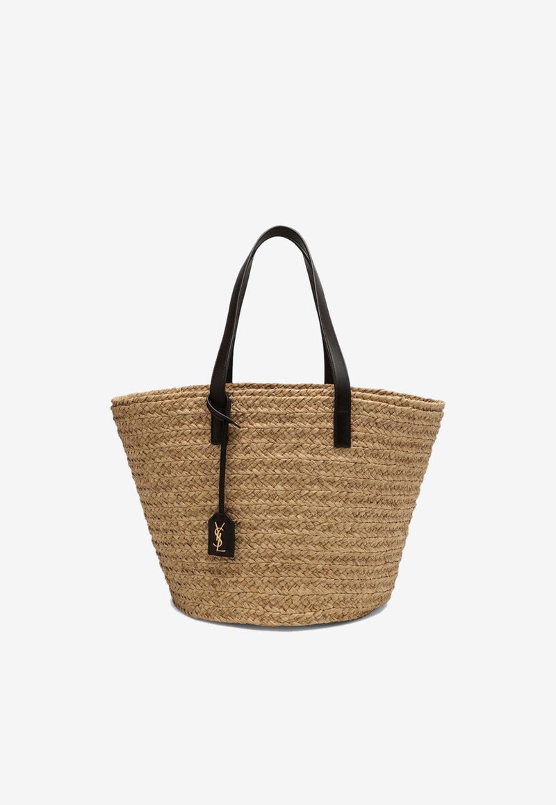 Saint Laurent Medium Panier Basket Tote Bag Beige 693242GQTHJ/K_YSL-7062