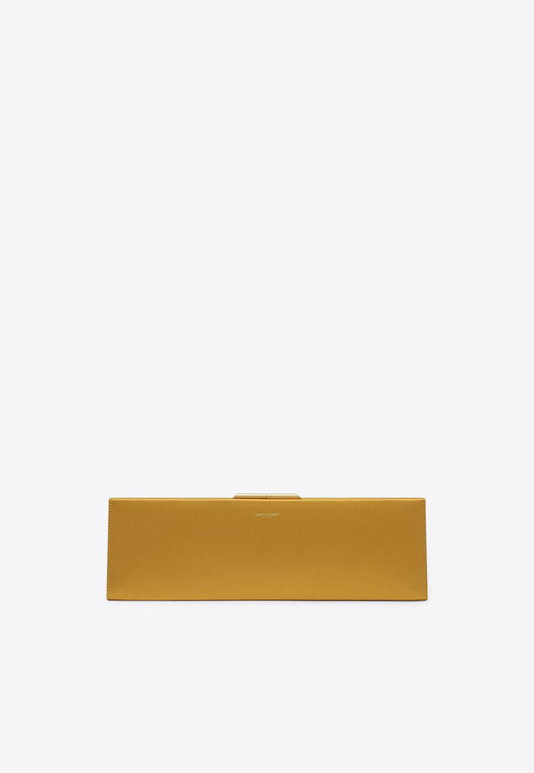 Saint Laurent Large Midnight Satin Clutch Gold 697658FAC13/R_YSL-2628
