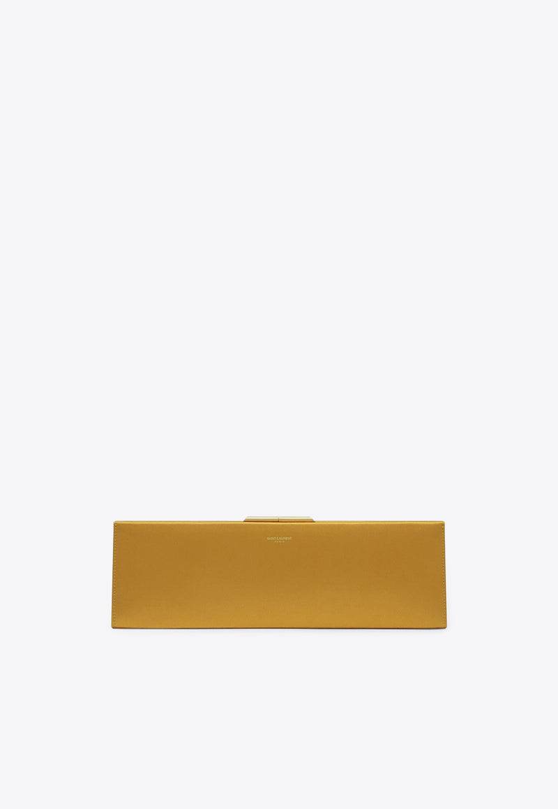 Saint Laurent Large Midnight Satin Clutch Gold 697658FAC13/R_YSL-2628