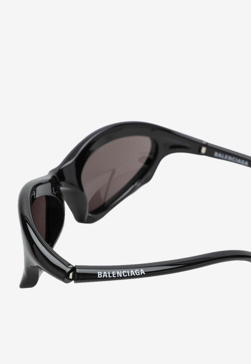 Balenciaga Bat Rectangle Sunglasses 699455T0007/P_BALEN-1000 Gray