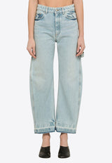 Stella McCartney Basic Wide-Leg Mid-Rise Jeans 6D02433SPH62/O_STELL-4699