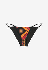 Vivara Print Bikini Briefs