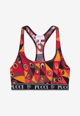 Occhi Print Cropped Top