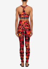Occhi Print Cropped Top