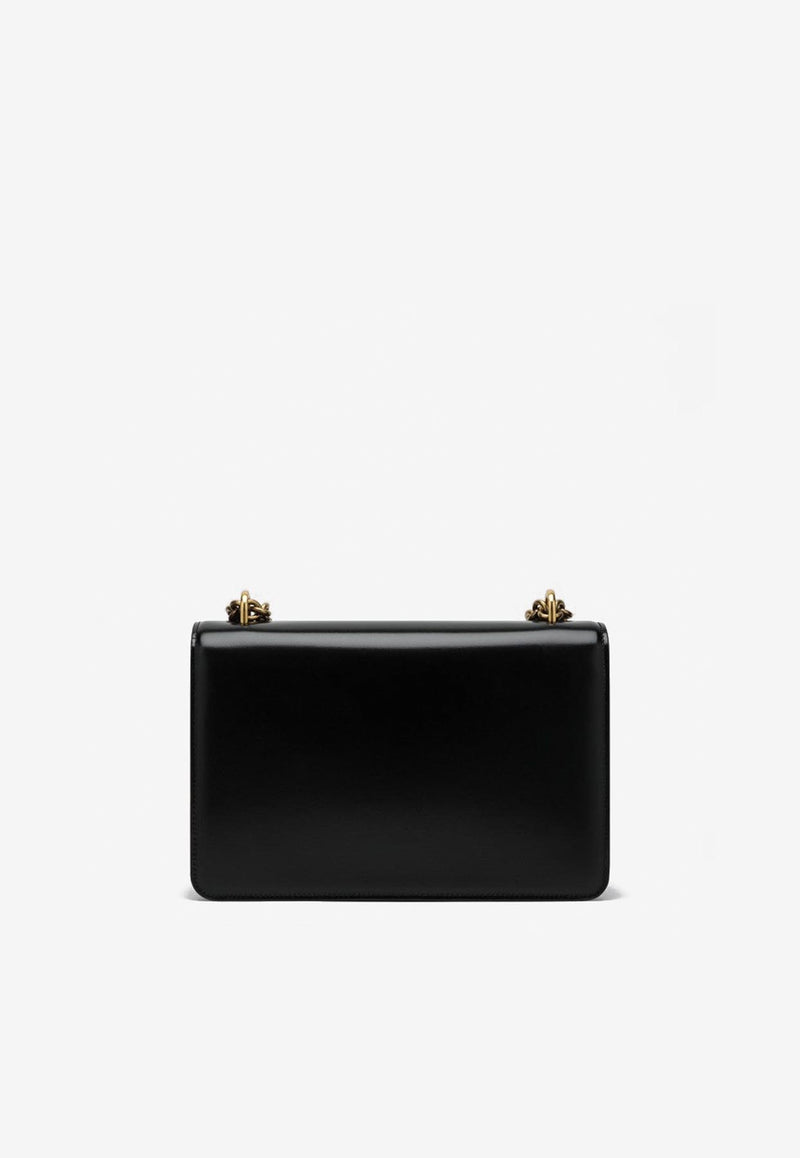 Valentino VLogo Leather Crossbody Bag Black 6W0B0R16GCB/Q_VALE-0NO