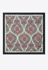 Valentino Paisley Print Silk Scarf Multicolor 6W0EI114CUZ/Q_VALE-QT3