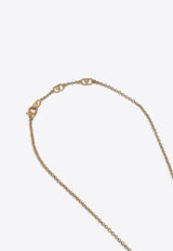 Valentino VLogo Ovalette Necklace Gold 6W2J0X88NBS/Q_VALE-RFR
