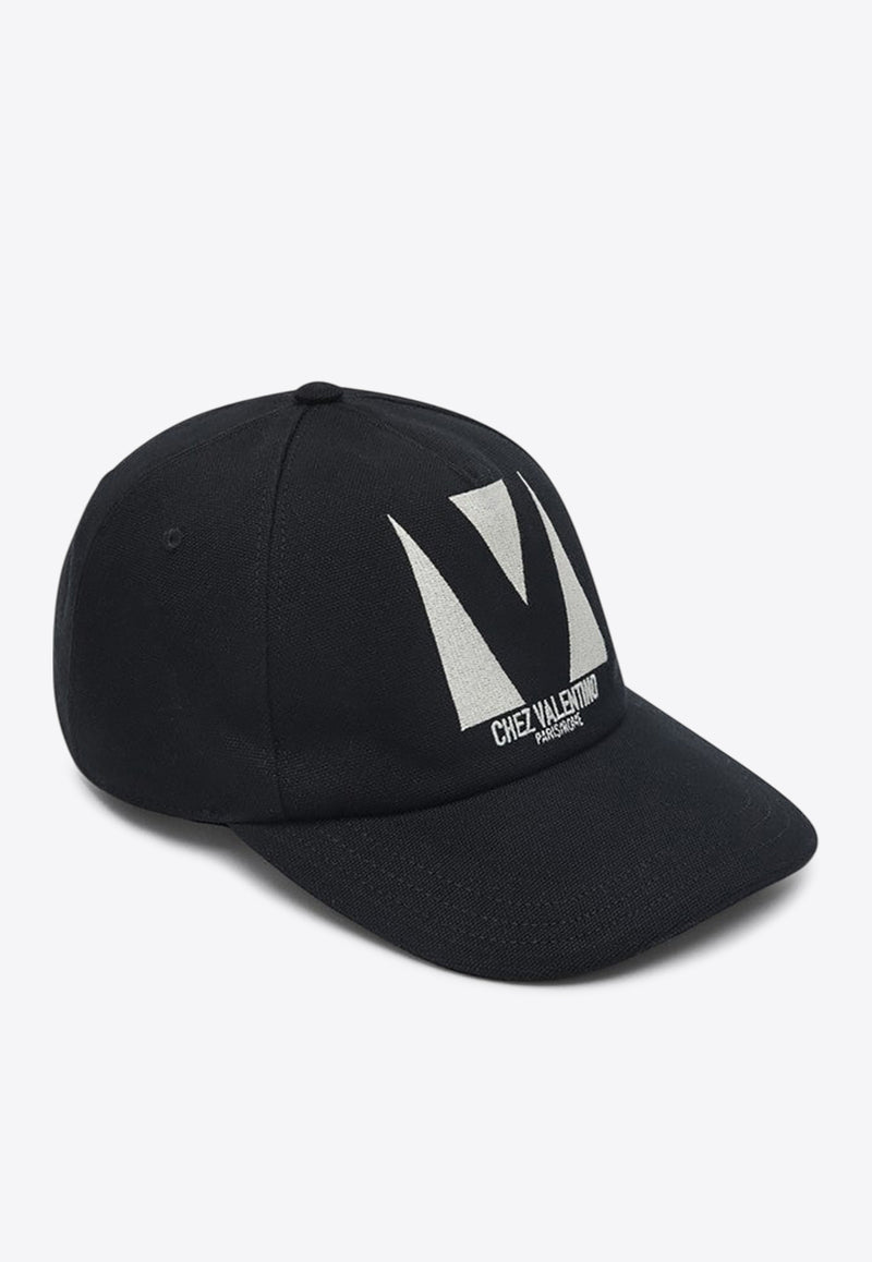 Valentino Chez Logo Baseball Cap Black 6Y2HDA41WGJ/Q_VALE-0NA