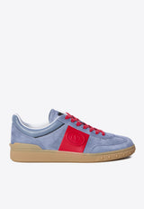 Valentino Upvillage Low-Top Suede Sneakers Gray 6Y2S0H77LAL RJD