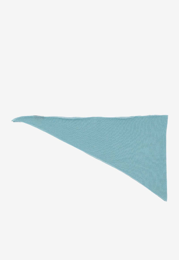 La Rose Kefia Cashmere Scarf Light Blue 37221726