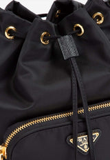 Triangle Logo Re-Nylon Bucket Bag