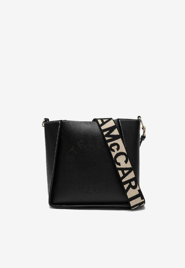 Stella McCartney Square Logo Crossbody Bag Black 700073WP0057/S_STELL-1000