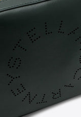 Stella McCartney Mini Perforated Logo Camera Bag Green 700266W8542/P_STELL-3139