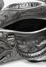 Balenciaga XS Neo Cagole Top Handle Bag 700940210D0/O_BALEN-8103 Silver