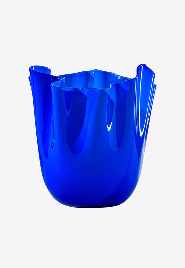 Venini Large Fazzoletto Vase Blue 700.00 ZA