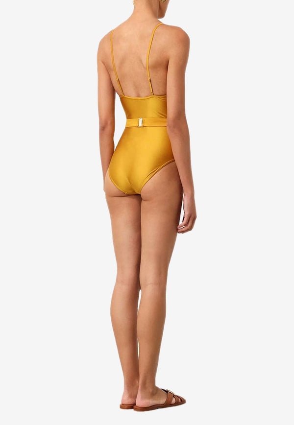 Zimmerman August V-Cut One-Piece Swimsuit 7018WRS242YELLOW
