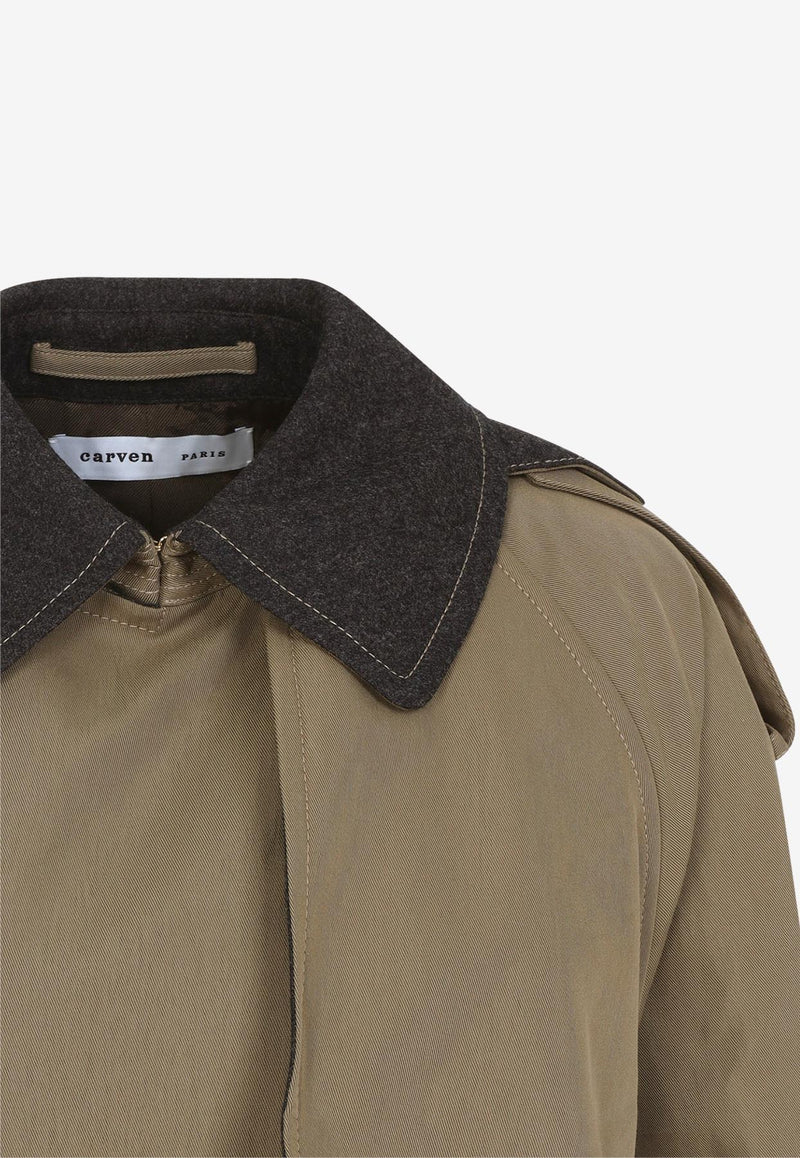 Double-Breasted Trench Coat