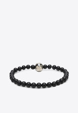 Alexander McQueen Skull Pearl Bracelet Black 7069791AAIX/Q_ALEXQ-1010