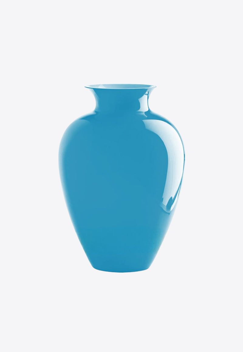 Venini Labuan Glossy Vase Blue 706.62 AQ