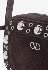 Nellcote Studded Suede Crossbody Bags