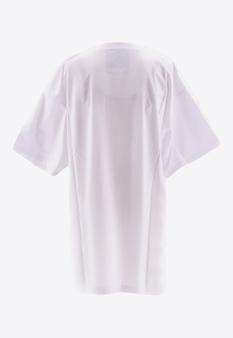 Moschino Teddy Bear Print Oversized T-shirt White 708_541_V1001