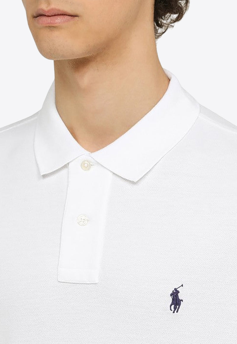 Polo Ralph Lauren Logo Embroidered Polo T-shirt White 710666998002CO/O_POLOR-WHT