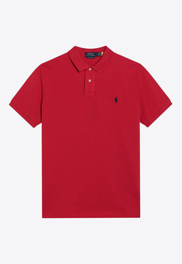 Polo Ralph Lauren Logo Embroidered Polo T-shirt Red 710666998003CO/Q_POLOR-RE