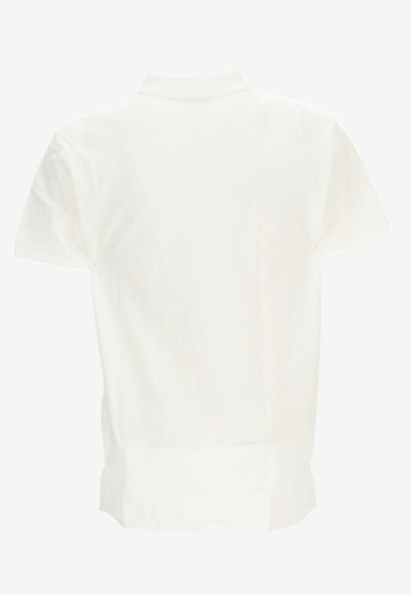 Polo Ralph Lauren Logo Embroidered Polo T-shirt White 710666998_000_002