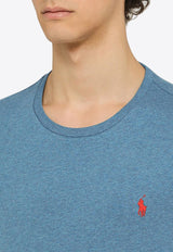 Polo Ralph Lauren Logo Embroidered Crewneck T-shirt Blue 710671438367CO/O_POLOR-MH
