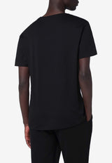 Polo Ralph Lauren Logo Embroidered T-shirt Black 710680785001CO/R_POLOR-BLK