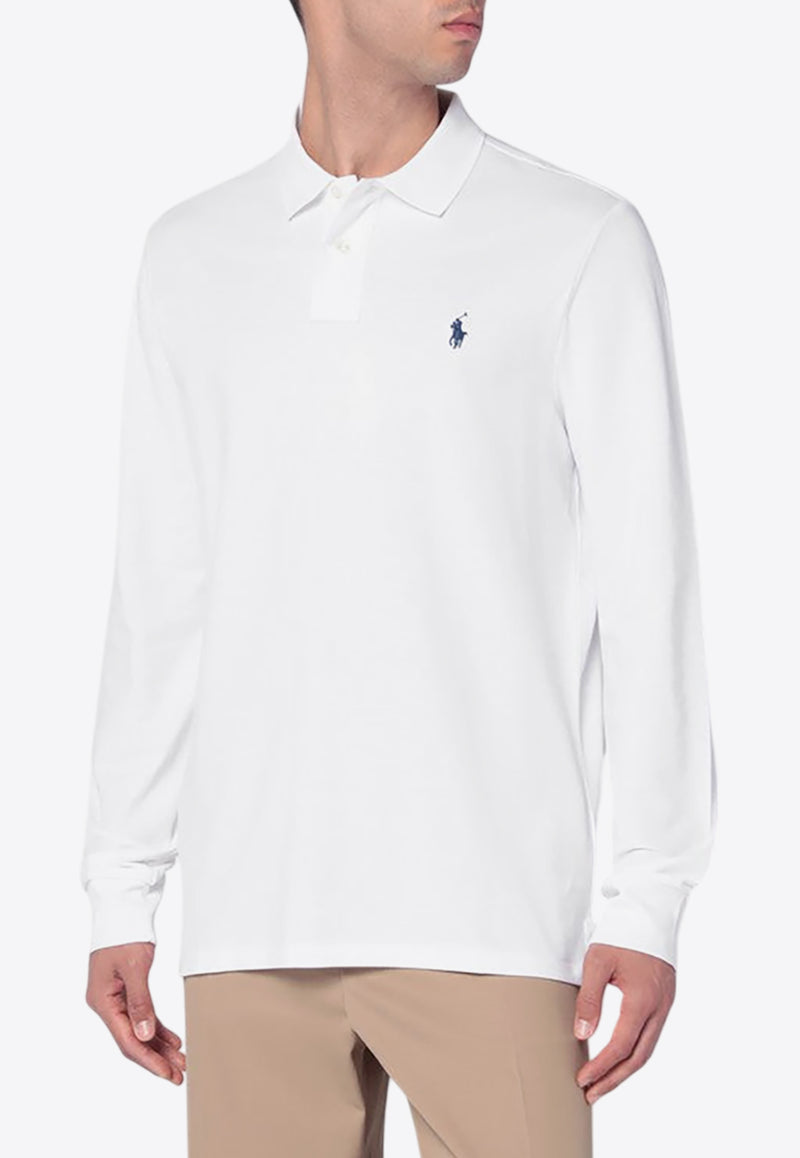 Polo Ralph Lauren Long-Sleeved Polo T-shirt White 710680790001CO/R_POLOR-WHT